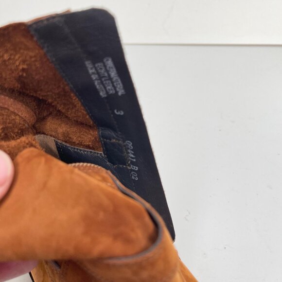 Paul Green Brown Ankle Boots with Buckle, Zipper, 9755-017 Size UK 3 (US 5.5) - Picture 7 of 7